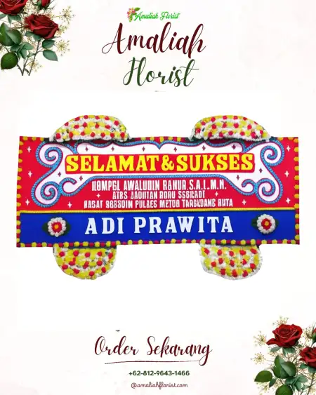 Papan Bunga Ucapan Selamat Patempuran